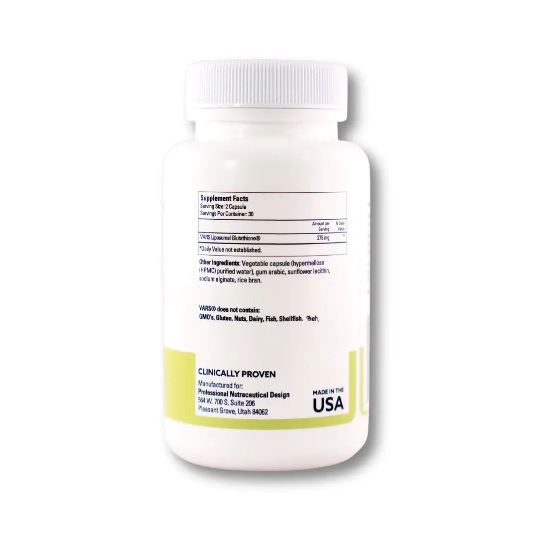VARS Liposomal Glutathione Capsules | Antioxidant & Detox Support Physician Designed™