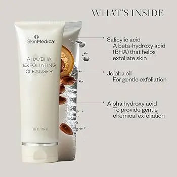 SkinMedica® AHA/BHA Exfoliating Cleanser The Piazza Center for Plastic Surgery & Advanced Skincare