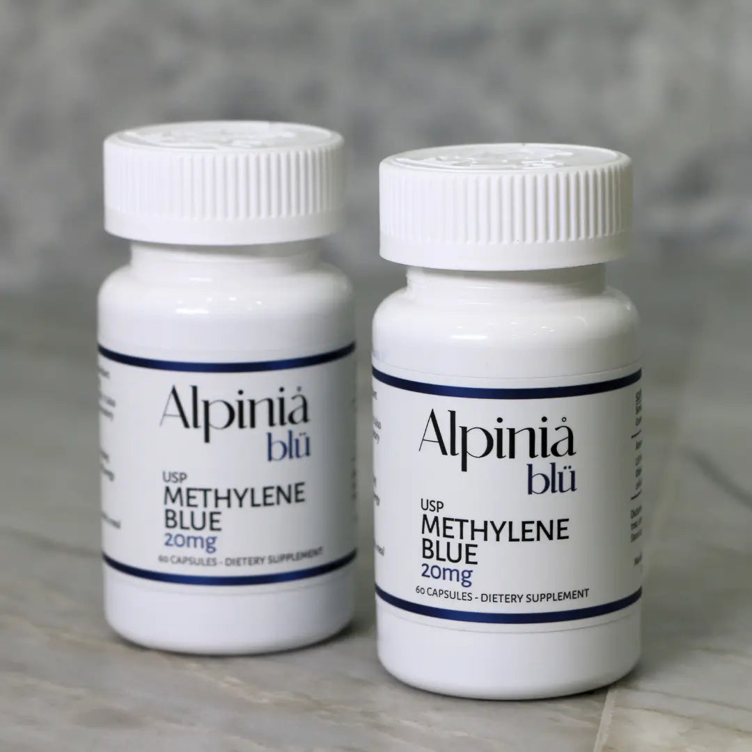Methylene Blue Capsules – USP Grade | Choose Your Strength AlpiniåLabs