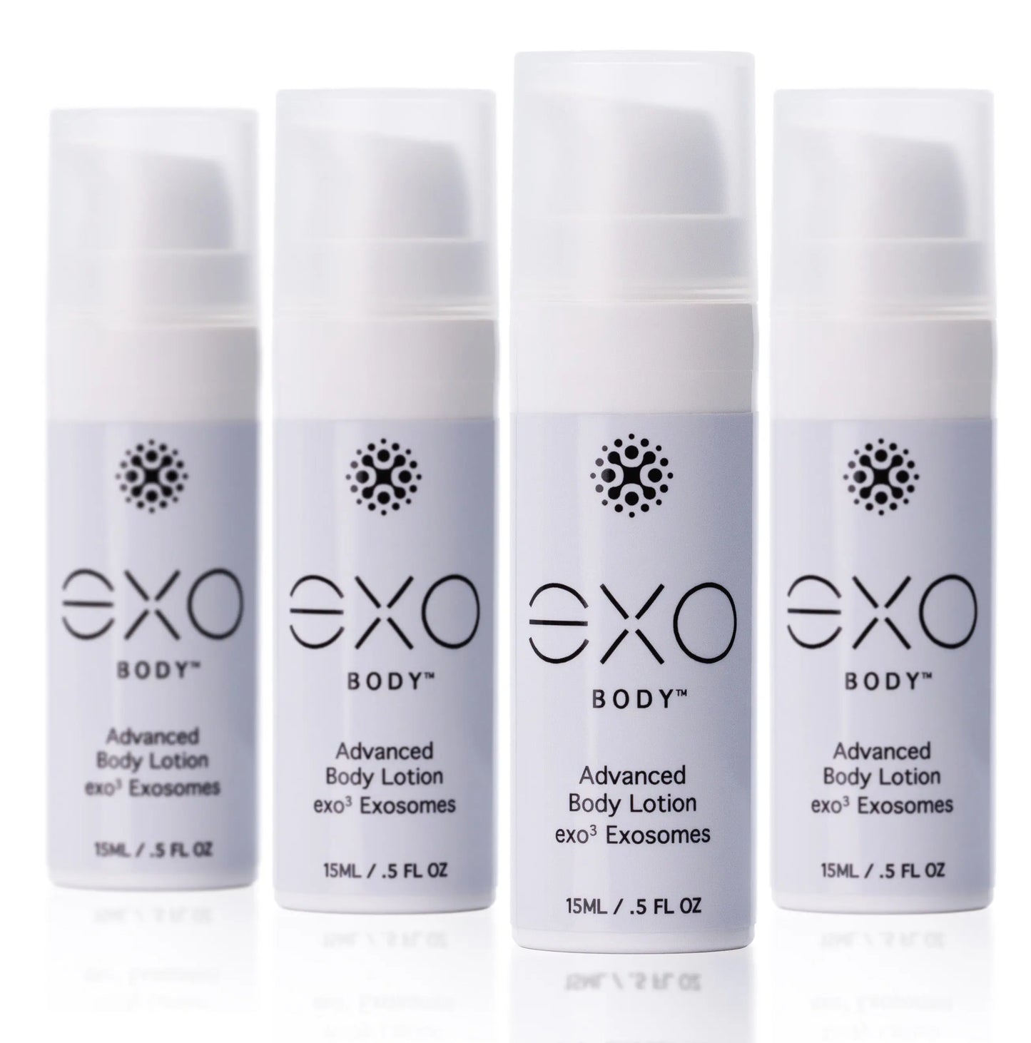 EXO BODY™ - Advanced Body Lotion - Travel Size, 4 bottles - 15ML / .5 fl oz (x4) Exoceuticals