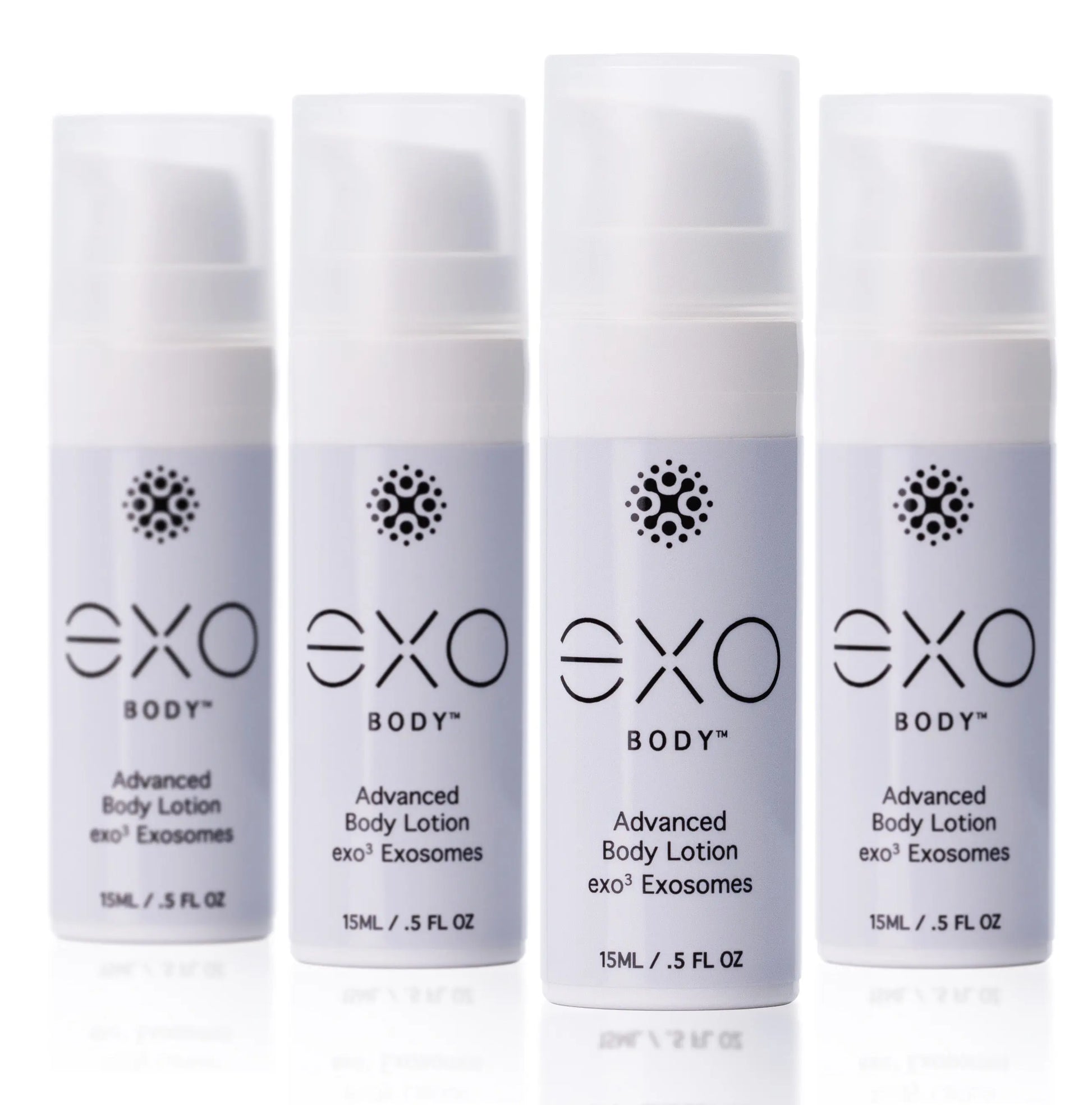 EXO BODY™ - Advanced Body Lotion - Travel Size, 4 bottles - 15ML / .5 fl oz (x4) Exoceuticals