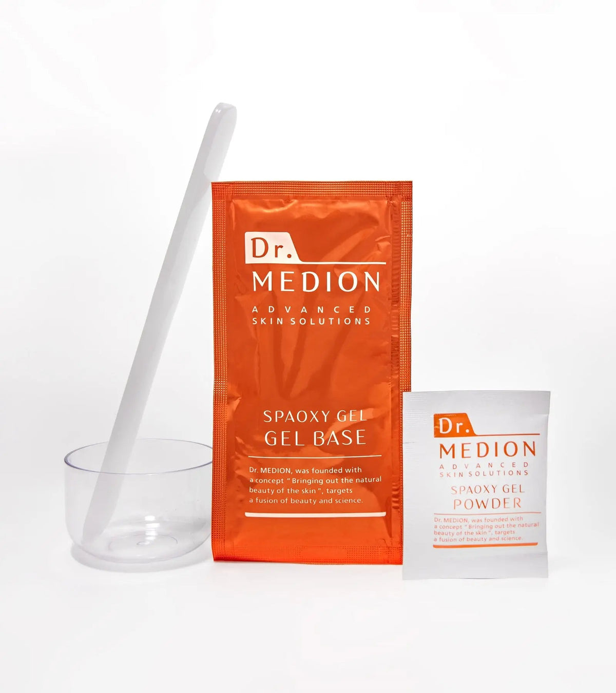 Dr. Medion Spaoxy Gel carboxy therapy mask 3-treatment set for CO2 and Halo laser aftercare
