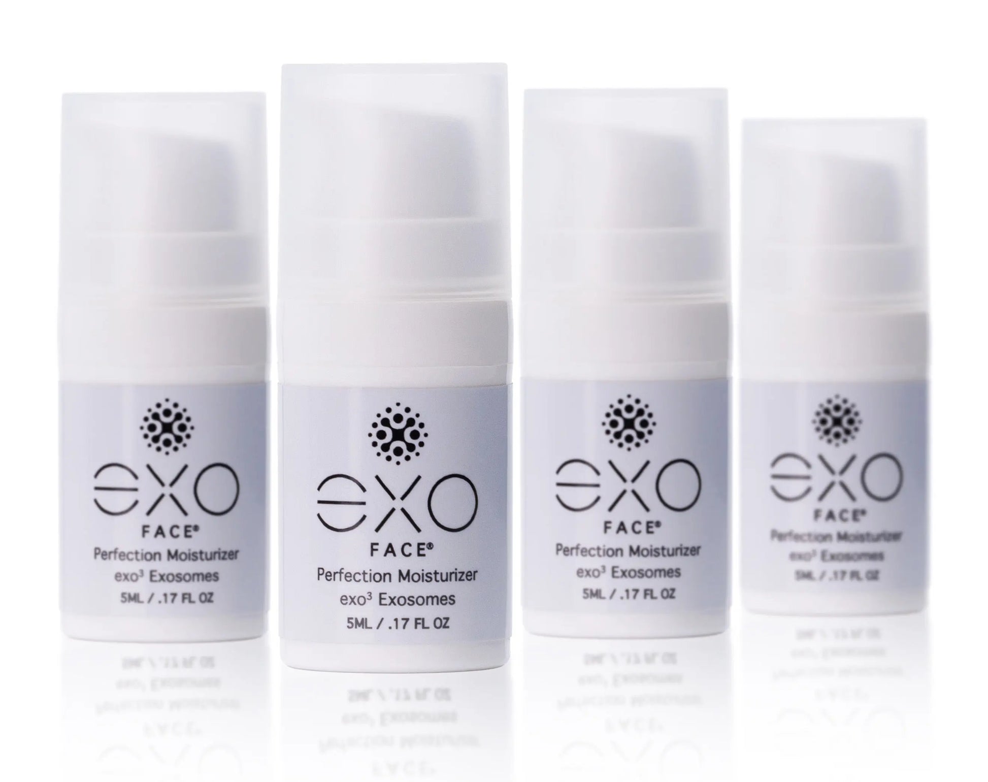 EXO FACE® - Perfection Moisturizer - Travel Size, 4 bottles - 5ML / .17 fl oz (x4) Exoceuticals