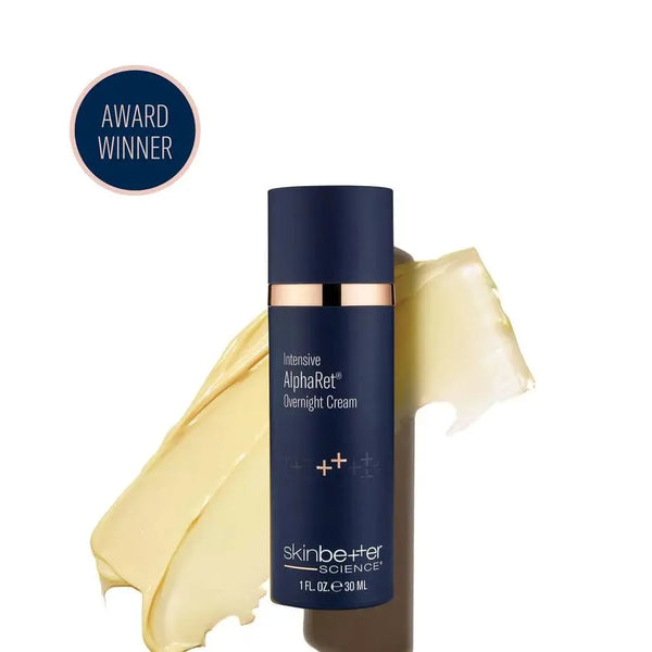 Skinbetter Science Intensive AlphaRet Overnight Cream — Retinoid + AHA for Deep Wrinkles, 30 mL