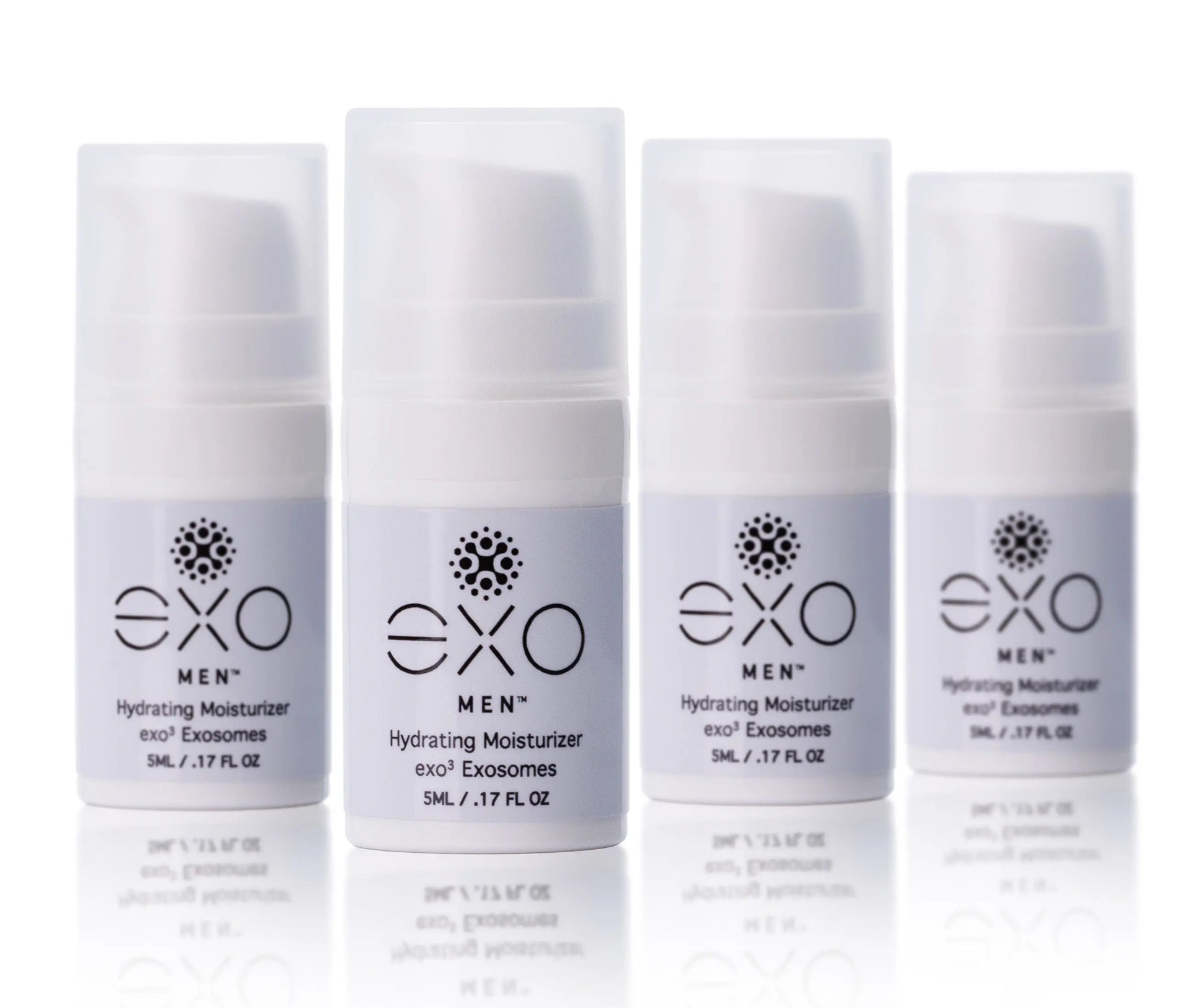 EXO MEN™ - Hydrating Moisturizer - Travel Size, 4 bottles - 5ML / .17 fl oz (x4) Exoceuticals