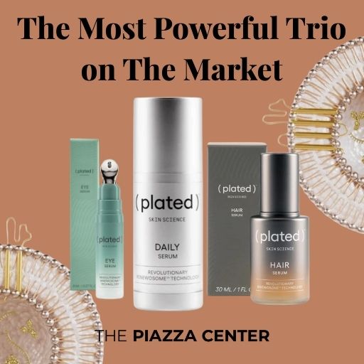 Plated Hair Trio Botttle with Exosomes Power