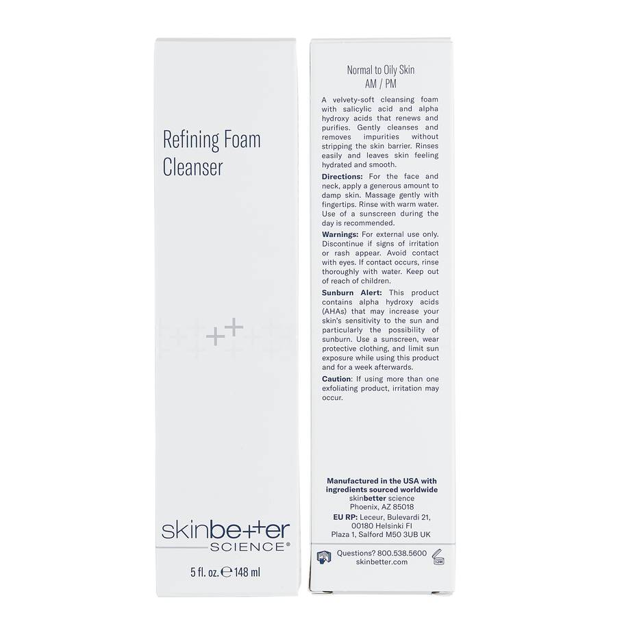 Skinbetter Refining Foam Cleanser For Normal to Oily Skin - 5oz