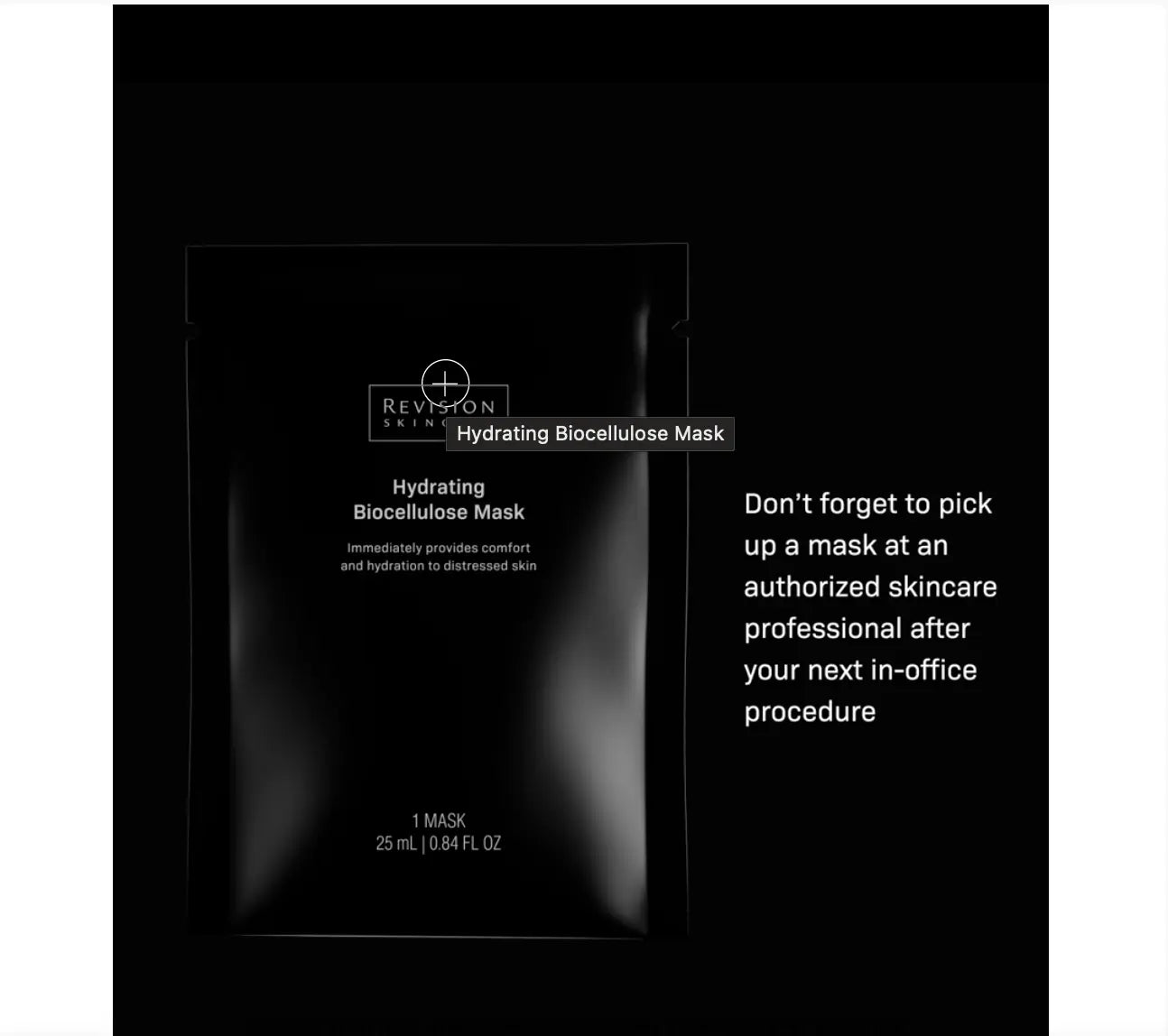 Revision Hydrating Biocellulose Mask | Professional Sheet Mask The Piazza Center for Plastic Surgery & Advanced Skincare
