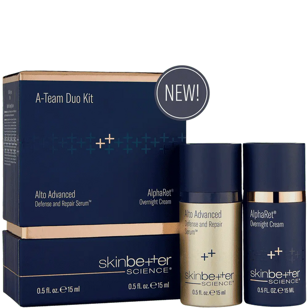 A-Team Duo Kit: AlphaRet + Alto Advanced – Skinbetter Science 15ml