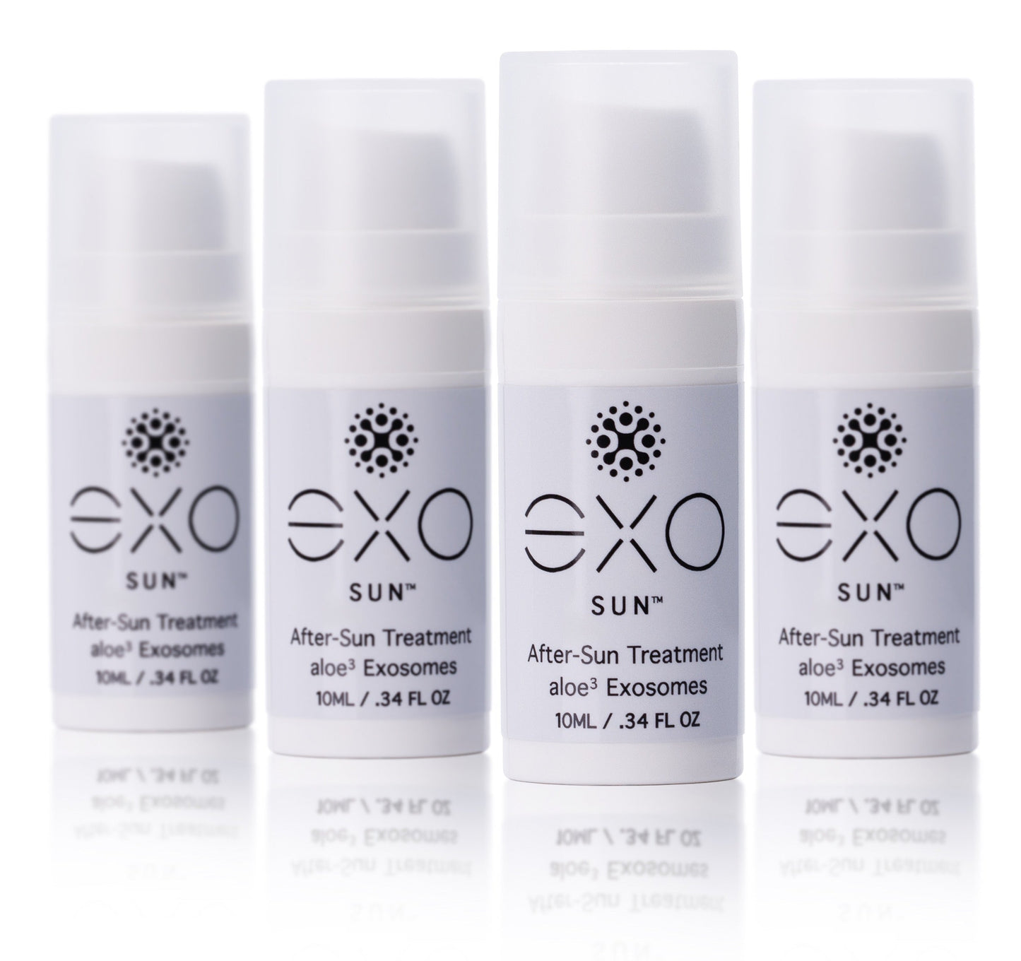 EXO SUN™ - After-Sun Treatment - Travel Size, 4 bottles - 10ML / .34 fl oz (x4)