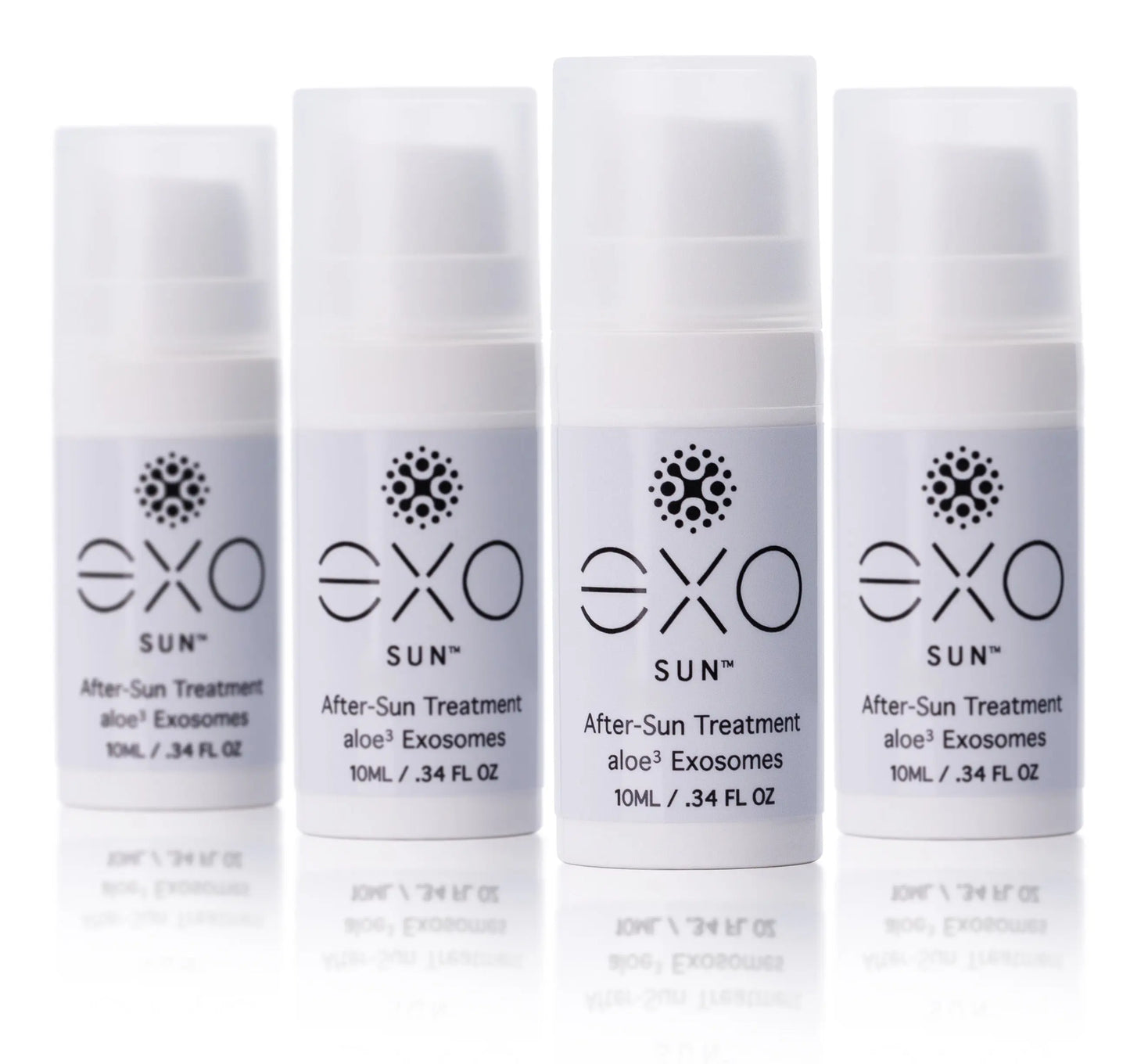 EXO SUN™ - After-Sun Treatment - Travel Size, 4 bottles - 10ML / .34 fl oz (x4) Exoceuticals