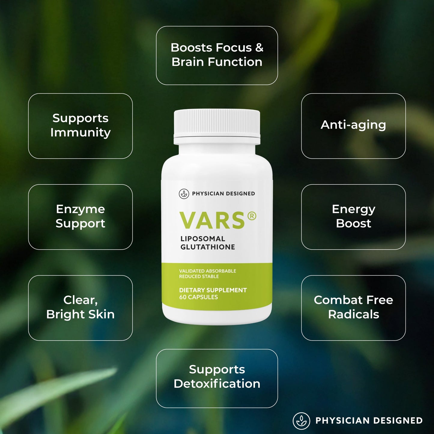 VARS Liposomal Glutathione Capsules | Antioxidant & Detox Support