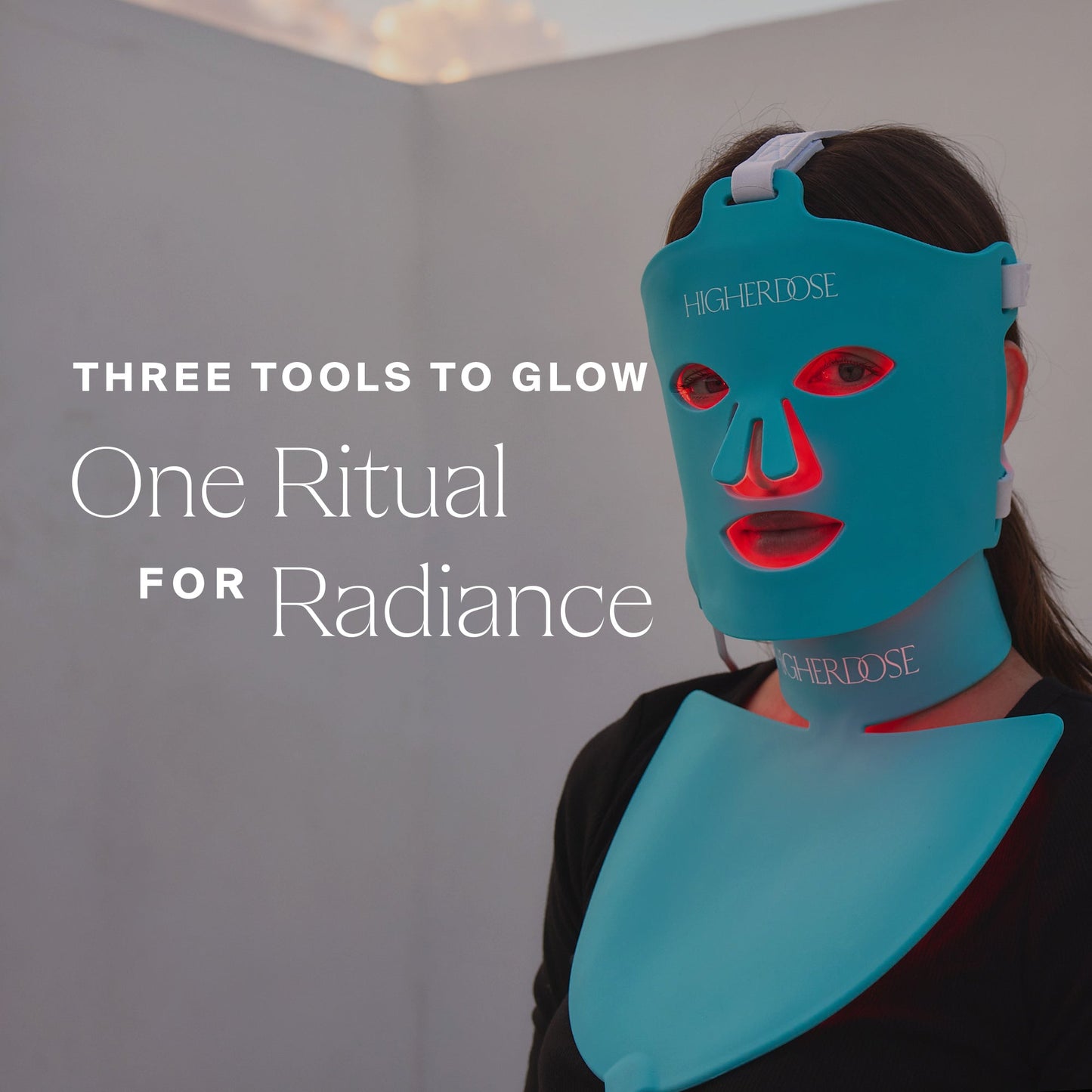 HigherDOSE Red Light Face Mask
