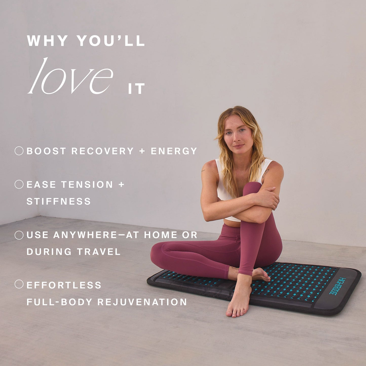 HigherDOSE Infrared PEMF Go Mat for Targeted Pain Relief & Post-Surgical Support