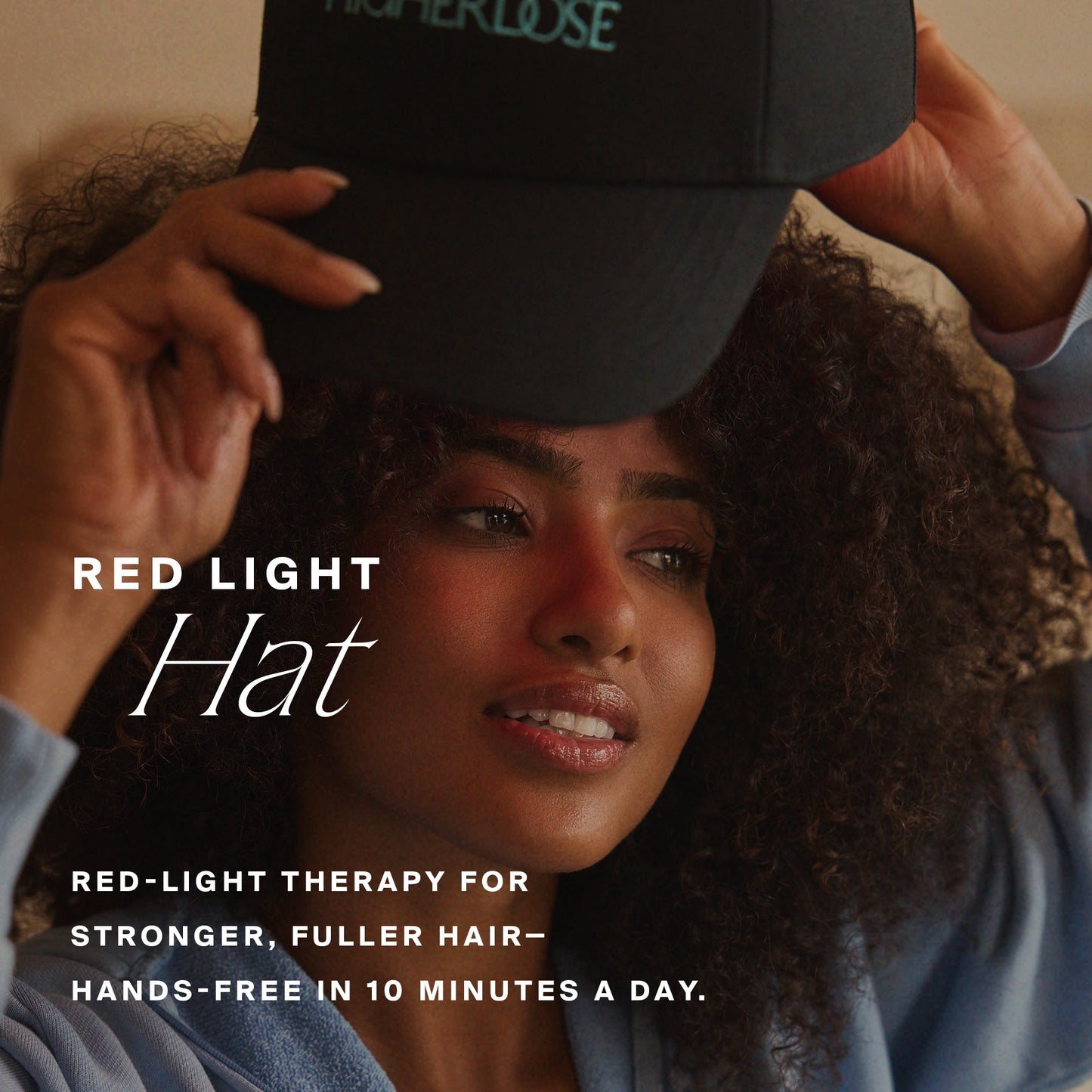 HigherDOSE Red Light Cap for Scalp Rejuvenation & Post-Op Hair Care