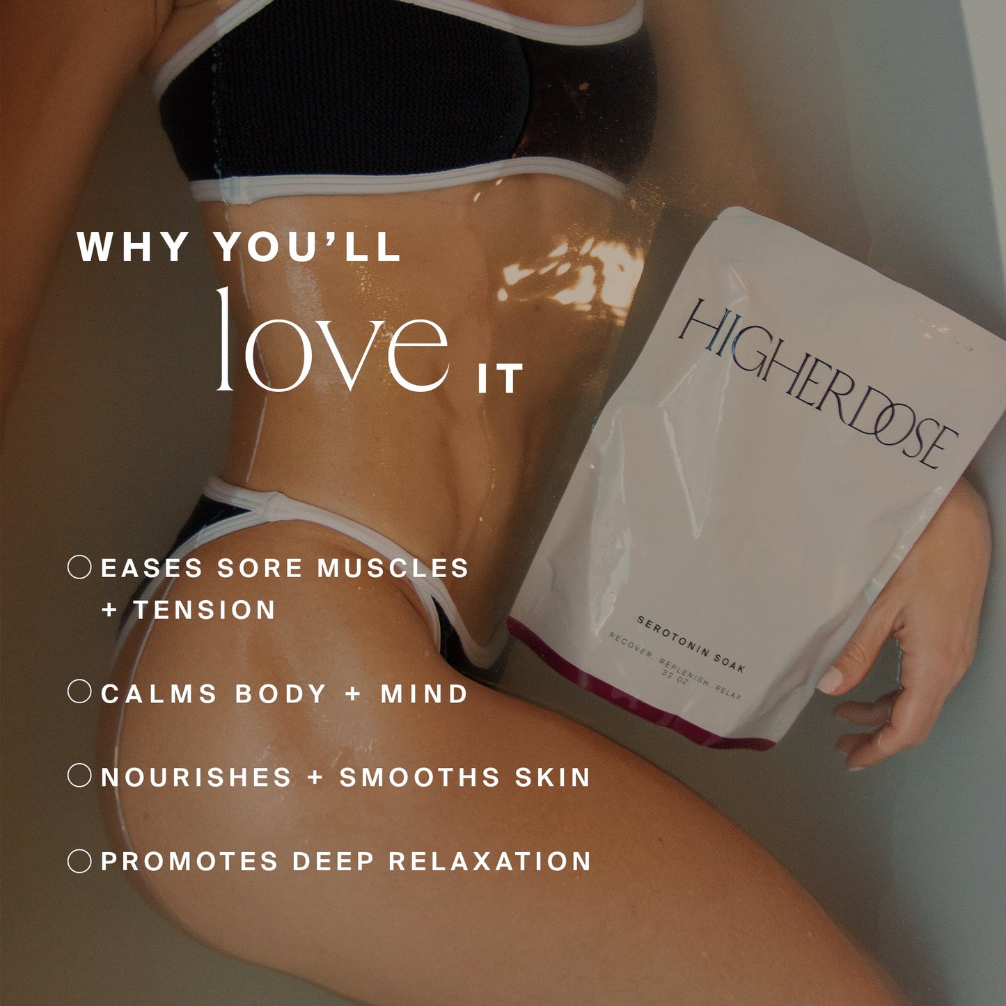 HigherDOSE Serotonin Soak for Advanced Muscle Recovery & Systemic Detox