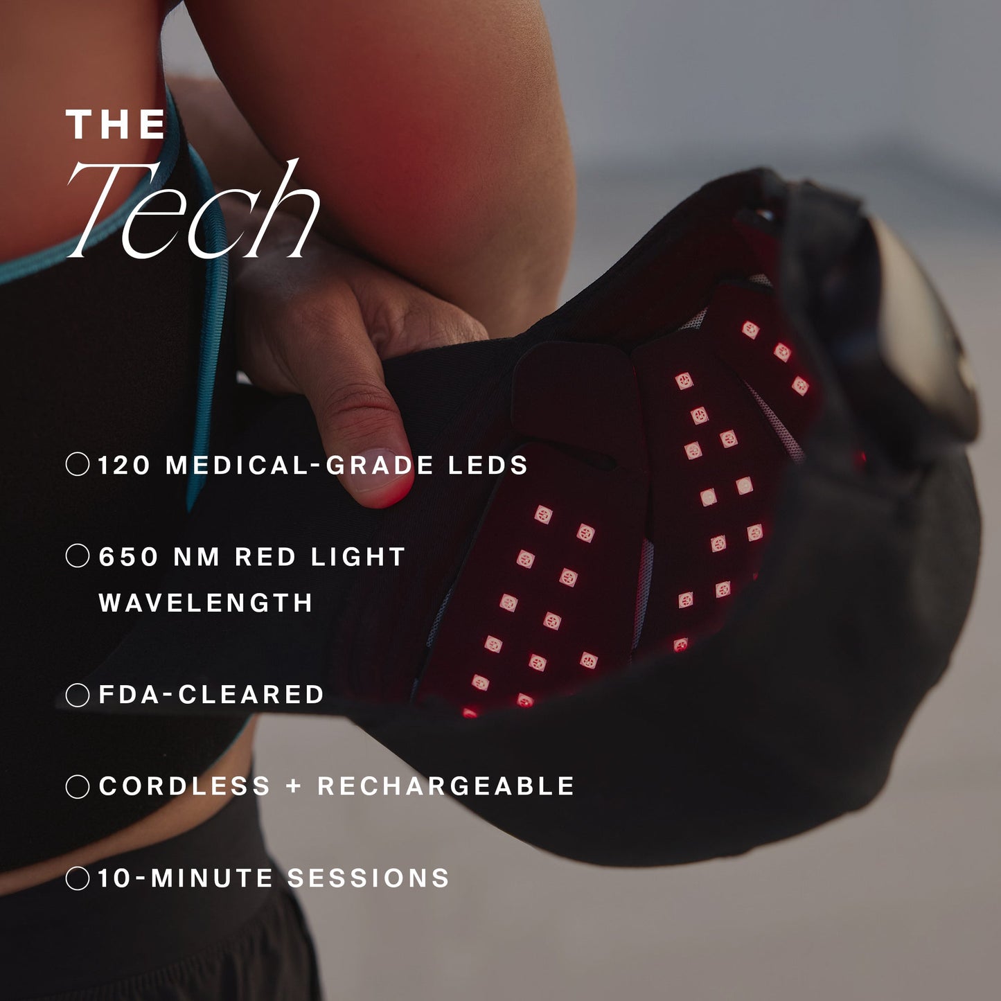 HigherDOSE Red Light Cap for Scalp Rejuvenation & Post-Op Hair Care