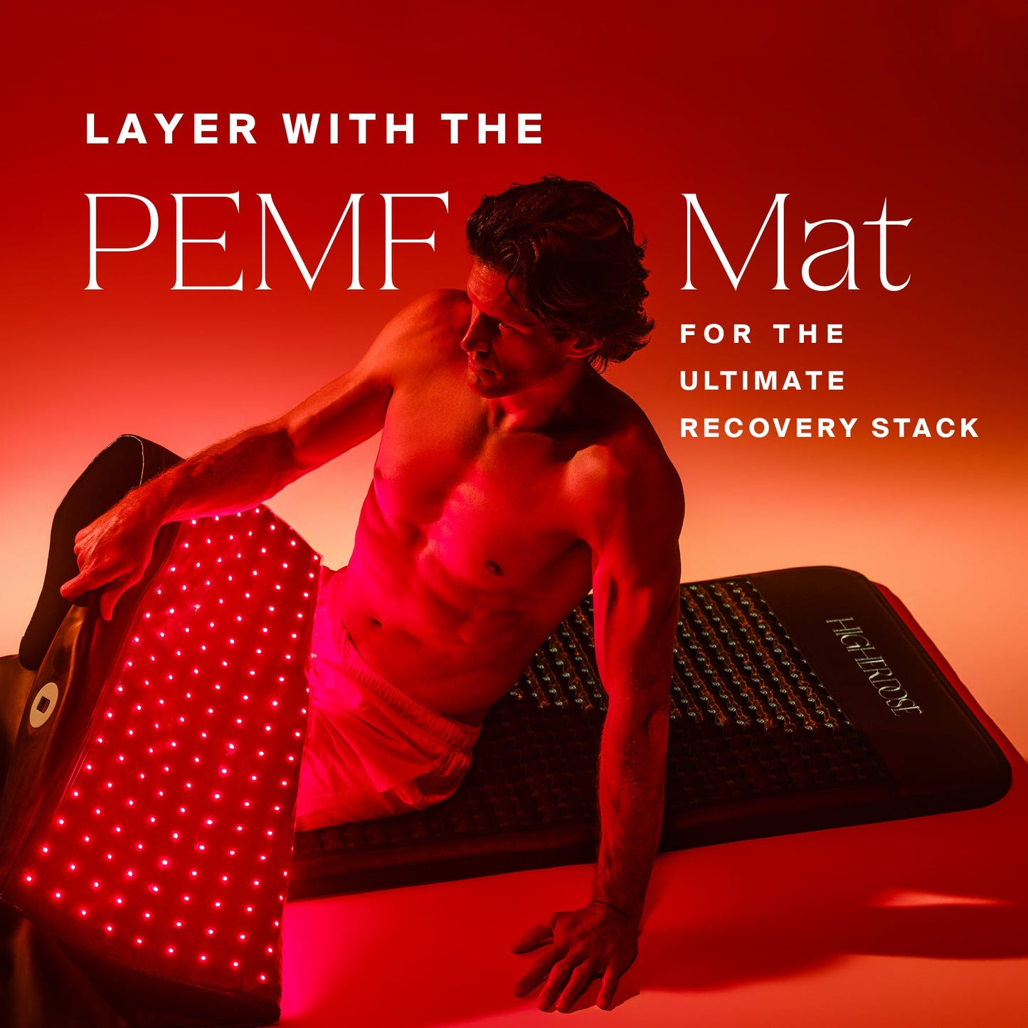 HigherDOSE Full Body Red Light Mat: Zero-Contact Surgical Recovery