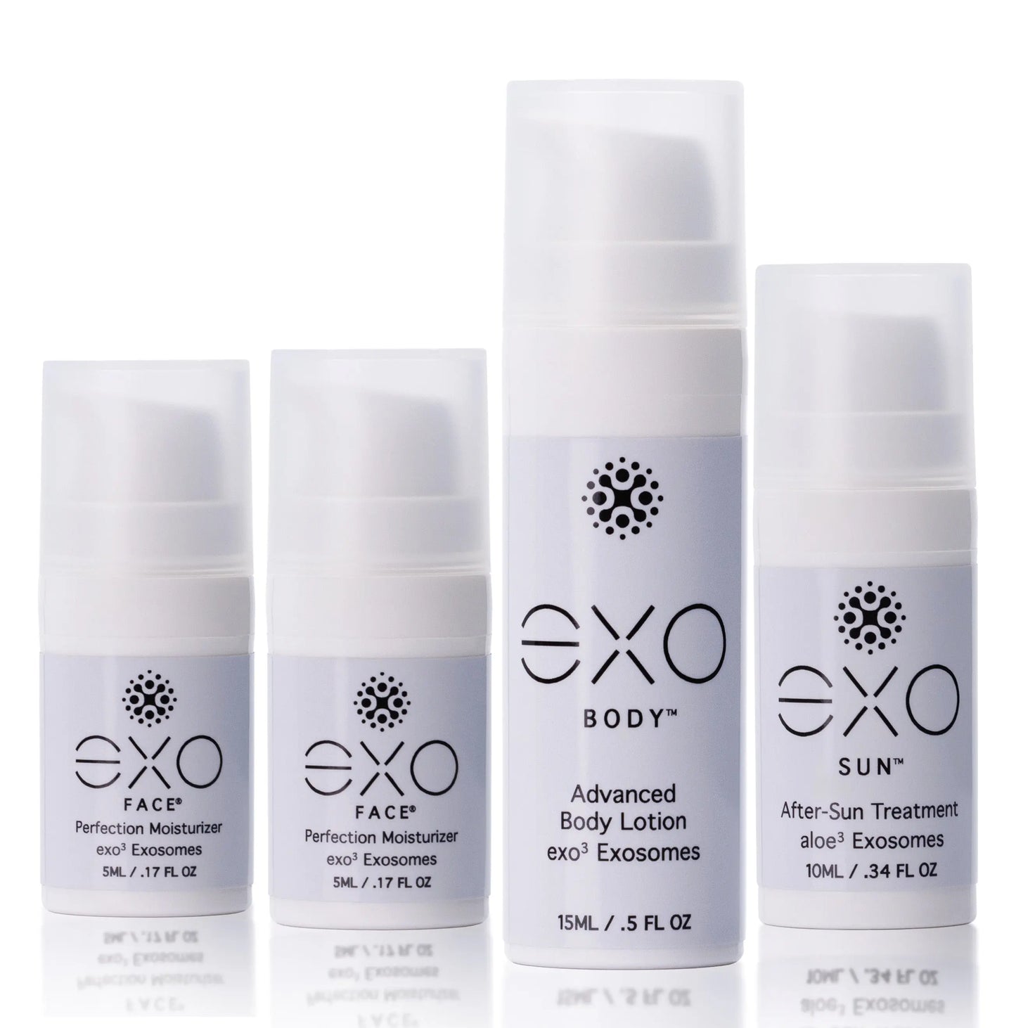 EXO FACE® Travel Kit, 4 bottles Exoceuticals