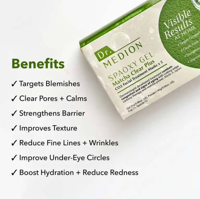 Matcha CO₂ Gel Mask for Clear and Calm Skin – The Piazza Center