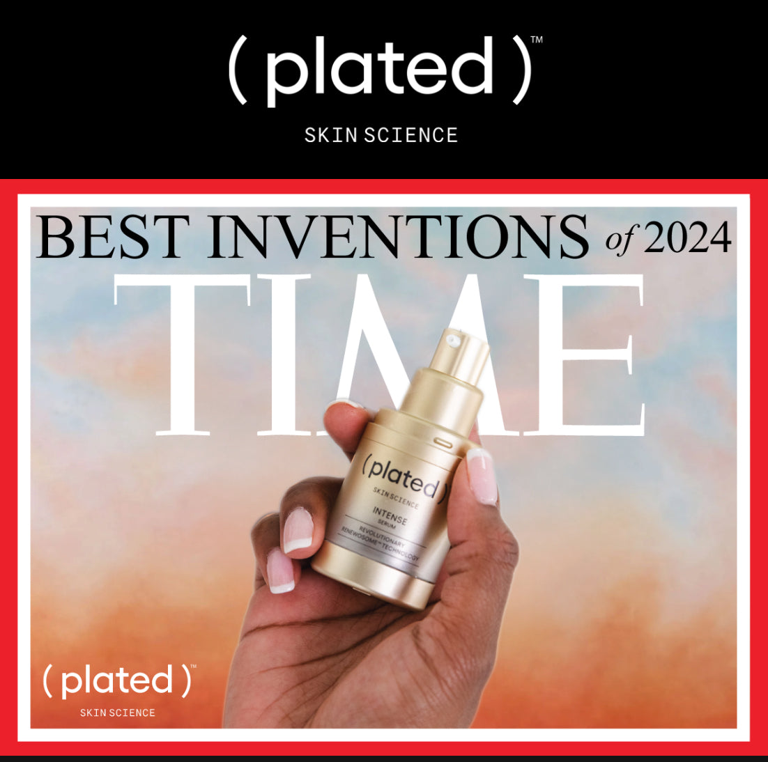 Plated Skincare Time Magazine Award 