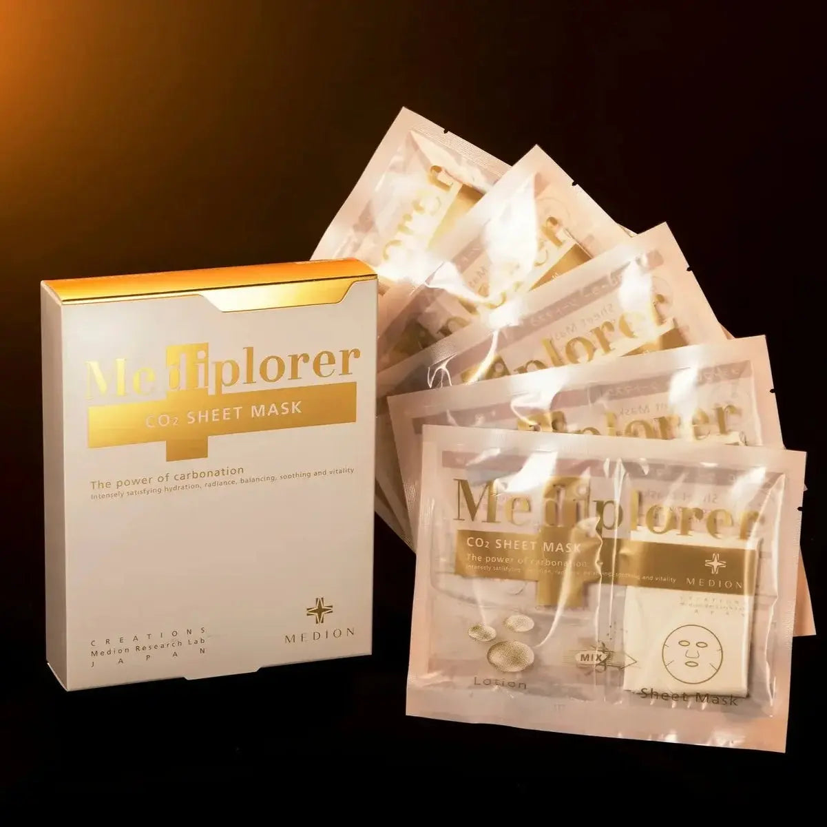 Mediplorer CO₂ Sheet Mask (5 Pack) — 40% Higher CO₂ | Dr. Medion