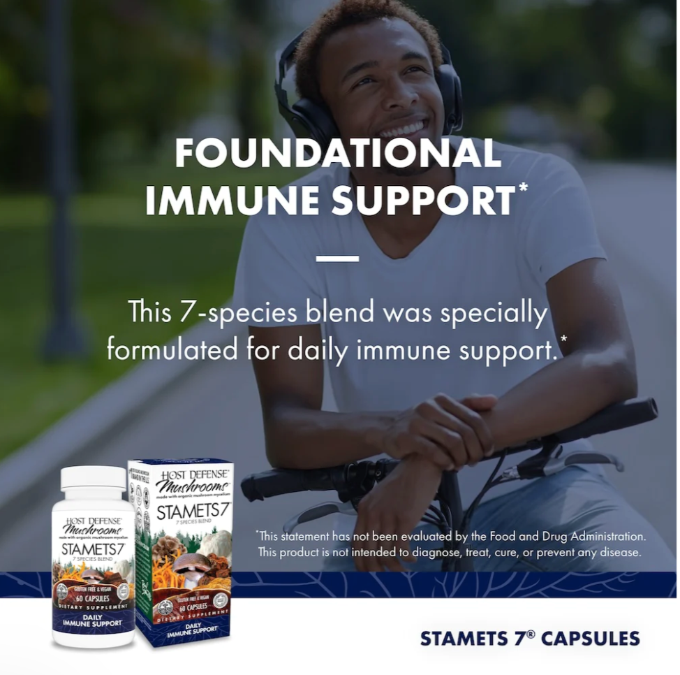 Stamets7 Mushroom Blend - Recovery and Longevity Daily Supplements