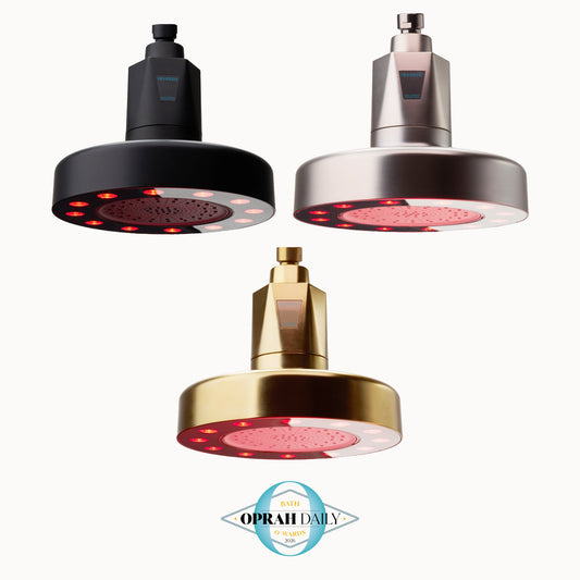 HigherDOSE Red Light Shower Filter for Head-to-Toe Wound Optimization & Skin Health