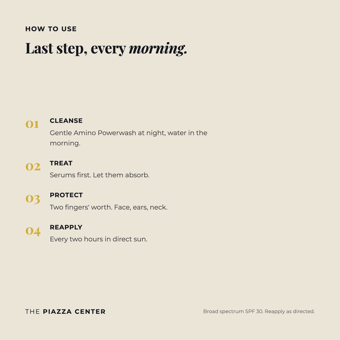 How to use Pavise Dynamic Age Defense SPF every morning
