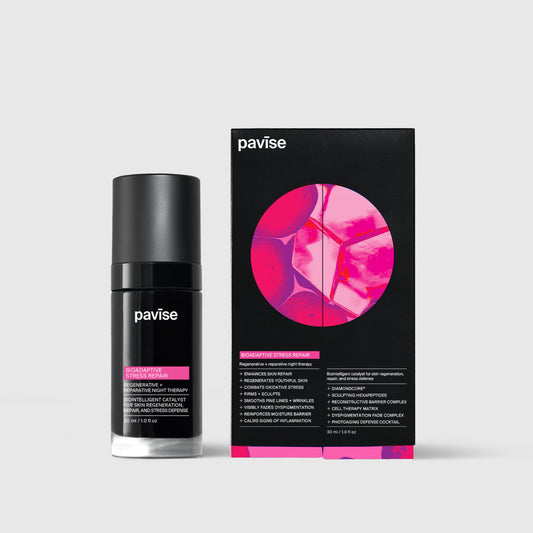 Pavise Bioadaptive Stress Repair 30ml bottle and carton