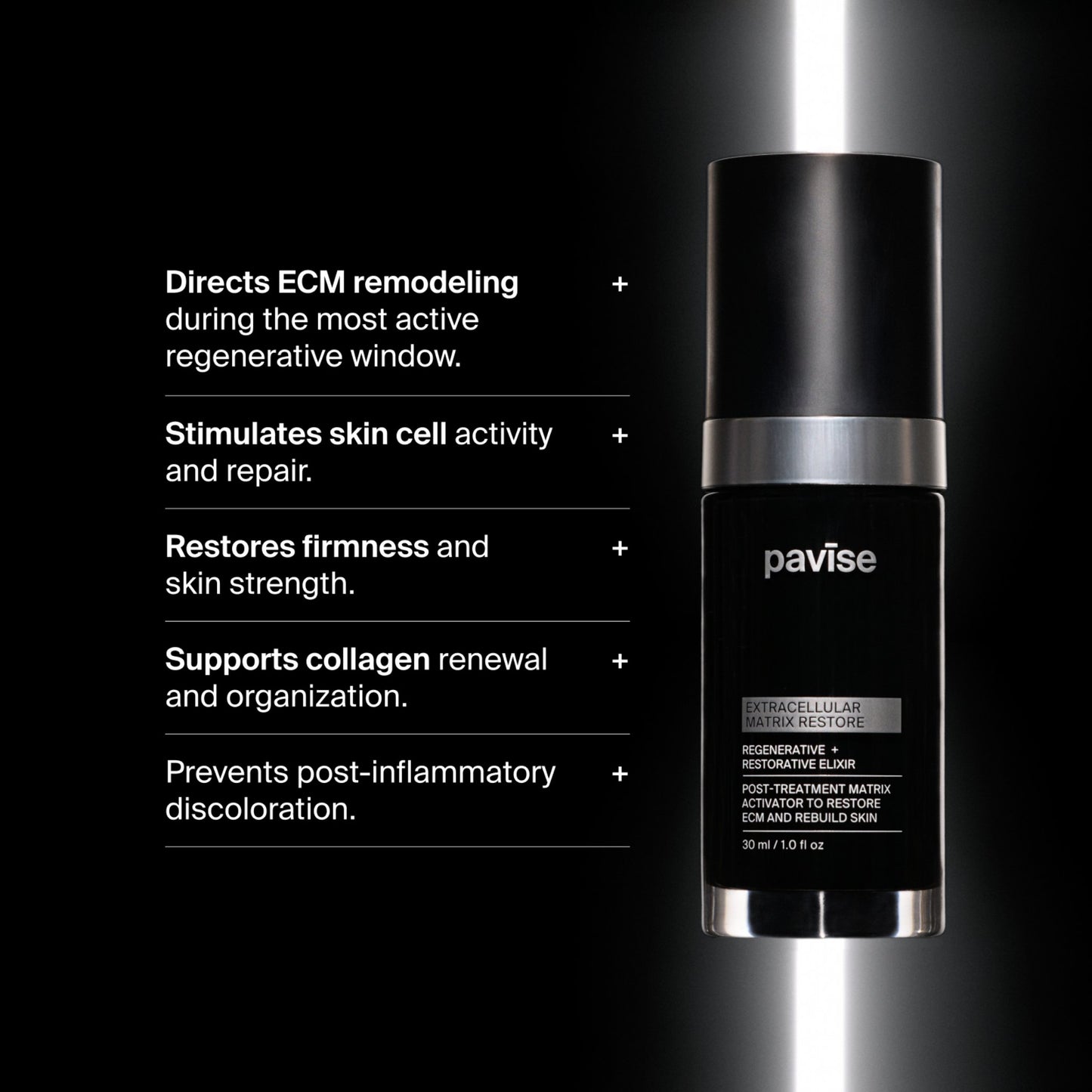 How Pavise ECM Restore works: directs remodeling, stimulates repair, restores firmness