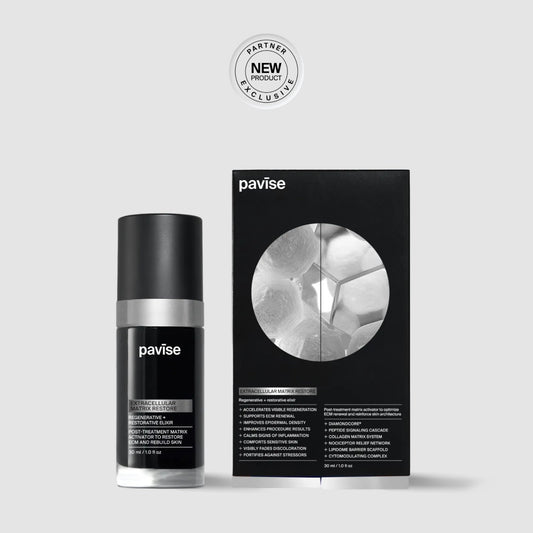 Pavise Extracellular Matrix Restore 30ml bottle and carton