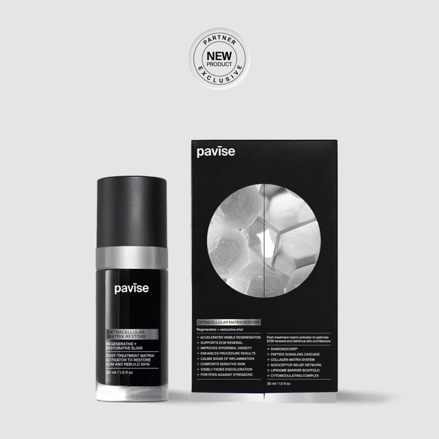 Pavise Extracellular Matrix Restore 30ml bottle and carton